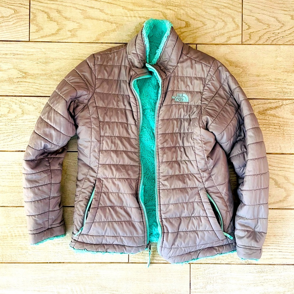 North Face Reversible Jacket - girls size large